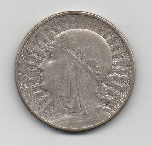 POLONIA DEL AÑO 1932 DE 10 ZTOTYS  